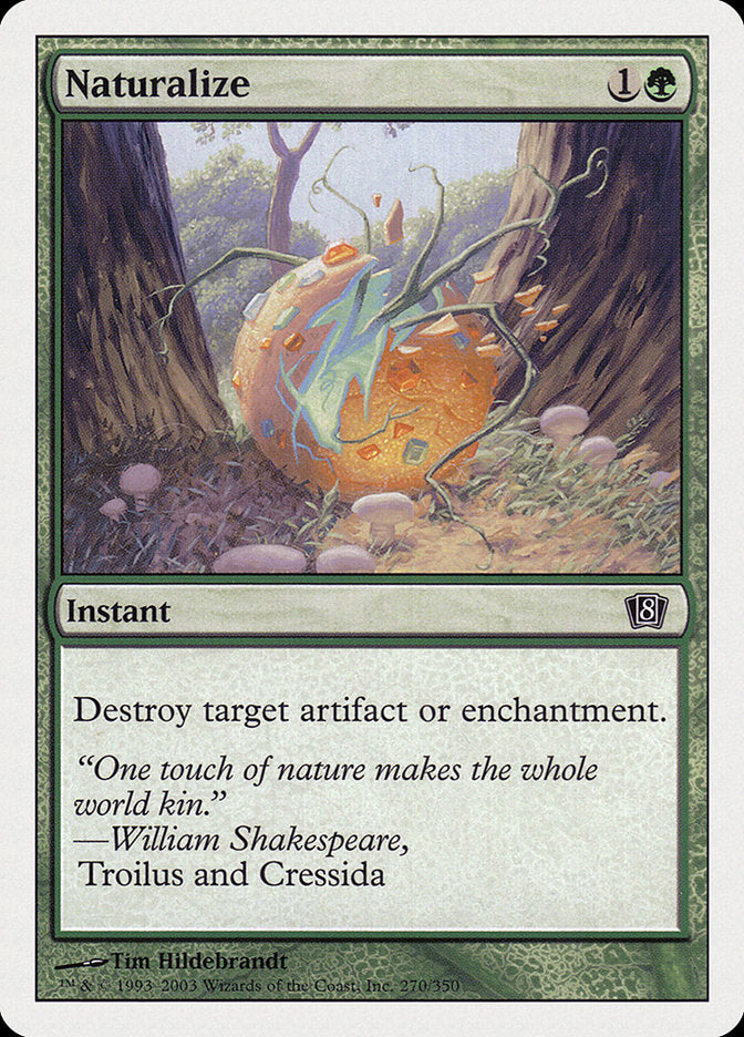 Naturalize [Eighth Edition] MTG Single Magic: The Gathering | Red Claw Gaming