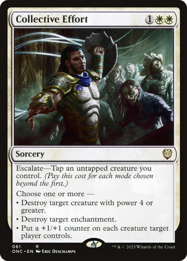 Collective Effort [Phyrexia: All Will Be One Commander] MTG Single Magic: The Gathering    | Red Claw Gaming