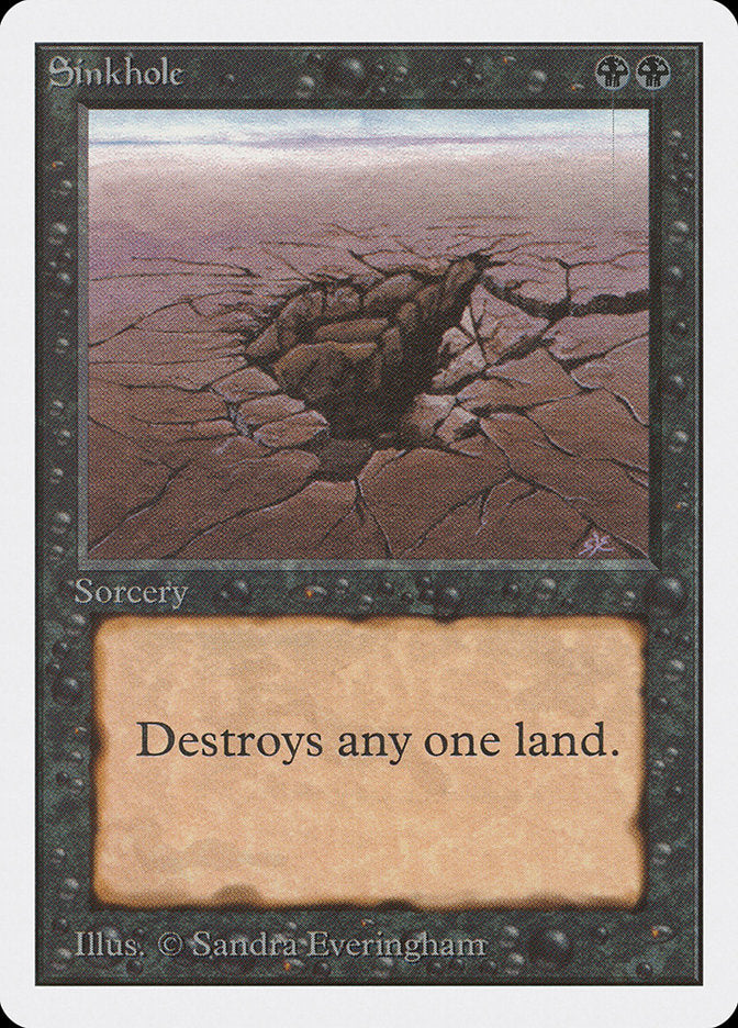 Sinkhole [Unlimited Edition] MTG Single Magic: The Gathering | Red Claw Gaming