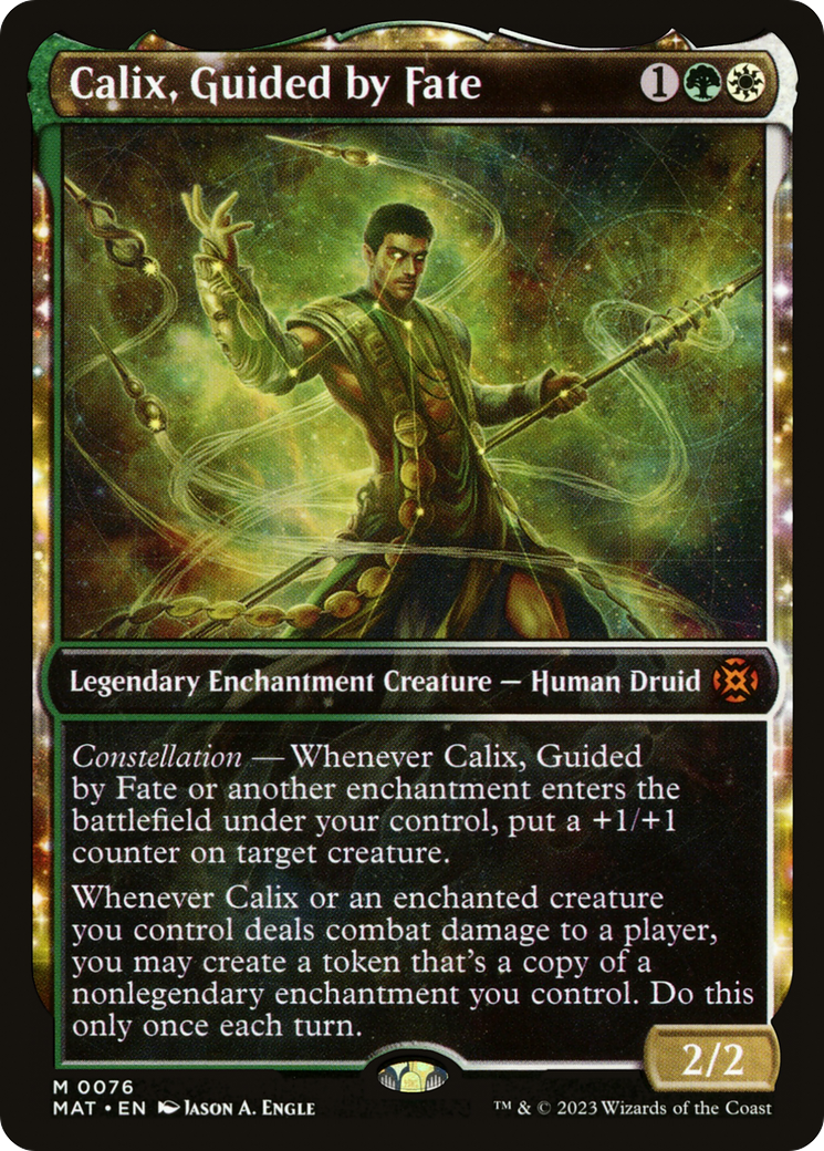 Calix, Guided by Fate (Showcase) [March of the Machine: The Aftermath] MTG Single Magic: The Gathering | Red Claw Gaming