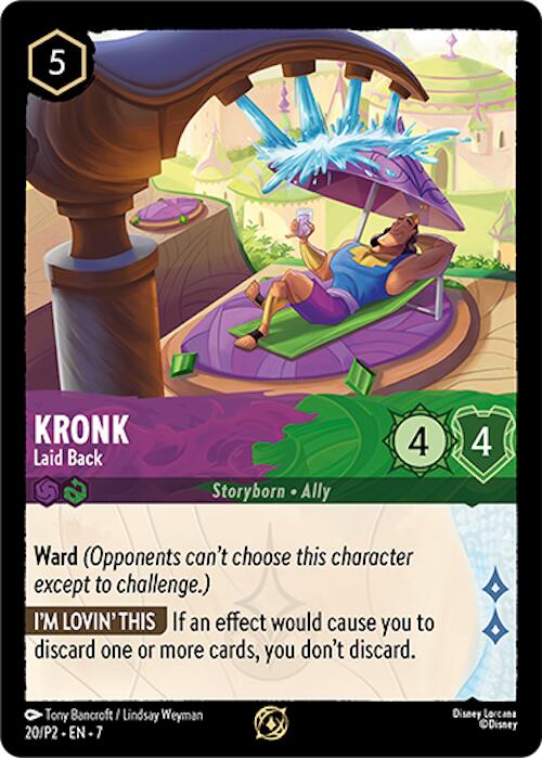 Kronk - Laid Back (20) [Promo Cards] Lorcana Single Disney | Red Claw Gaming