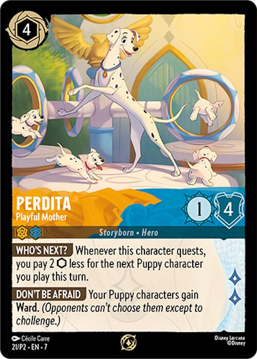 Perdita - Playful Mother (21) [Promo Cards] Lorcana Single Disney | Red Claw Gaming