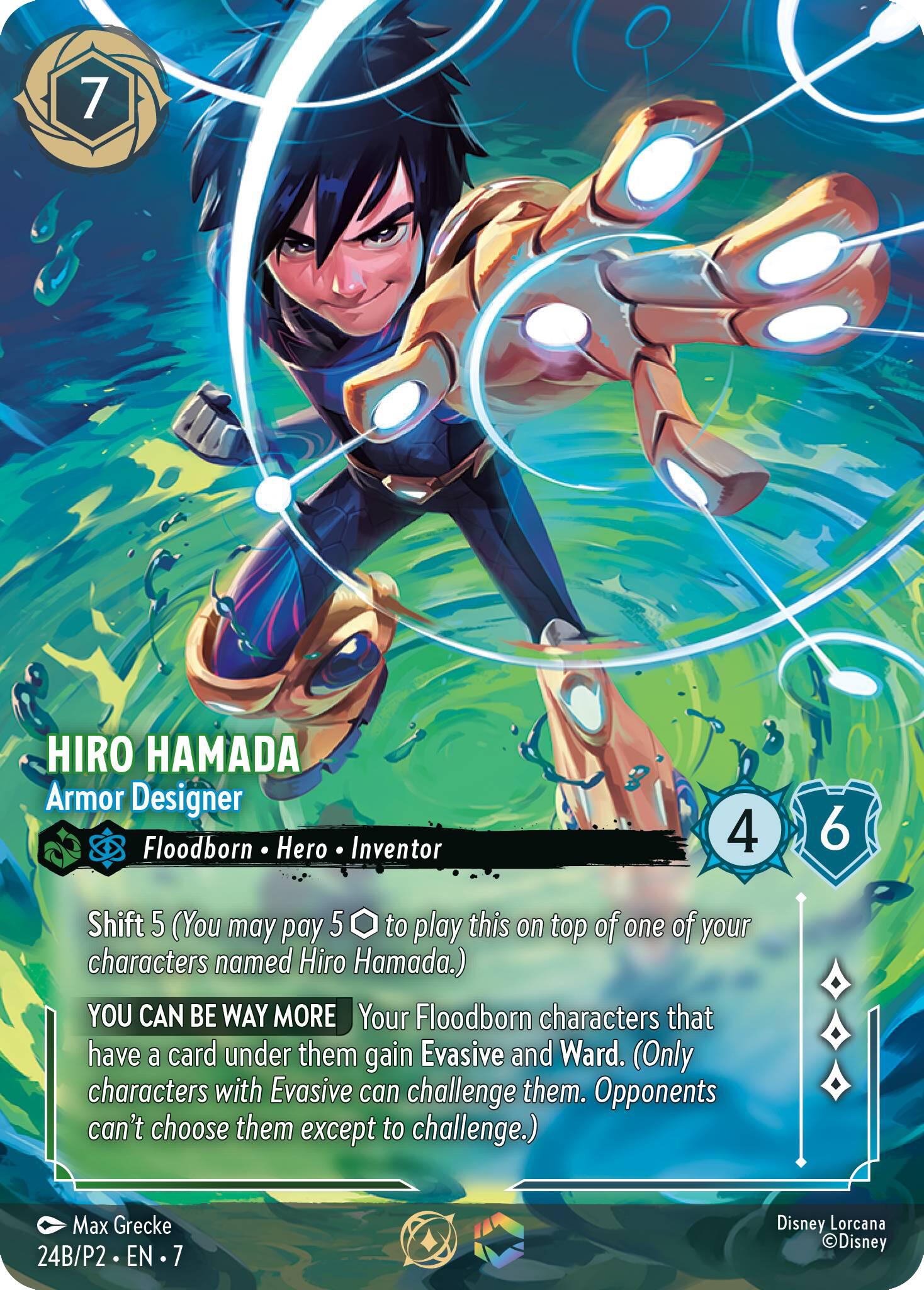 Hiro Hamada - Armor Designer (Store Championship) (24) [Promo Cards] Lorcana Single Disney | Red Claw Gaming