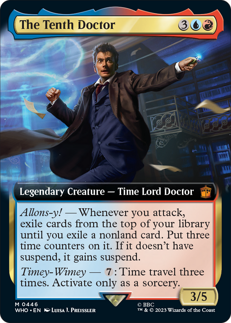 The Tenth Doctor (Extended Art) [Doctor Who] MTG Single Magic: The Gathering | Red Claw Gaming