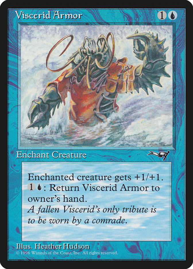 Viscerid Armor (Standing in Water) [Alliances] MTG Single Magic: The Gathering | Red Claw Gaming