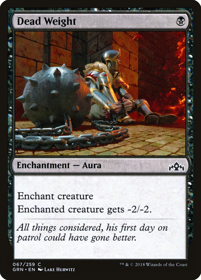 Dead Weight [Guilds of Ravnica] MTG Single Magic: The Gathering | Red Claw Gaming