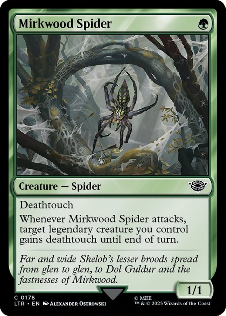 Mirkwood Spider [The Lord of the Rings: Tales of Middle-Earth] MTG Single Magic: The Gathering | Red Claw Gaming