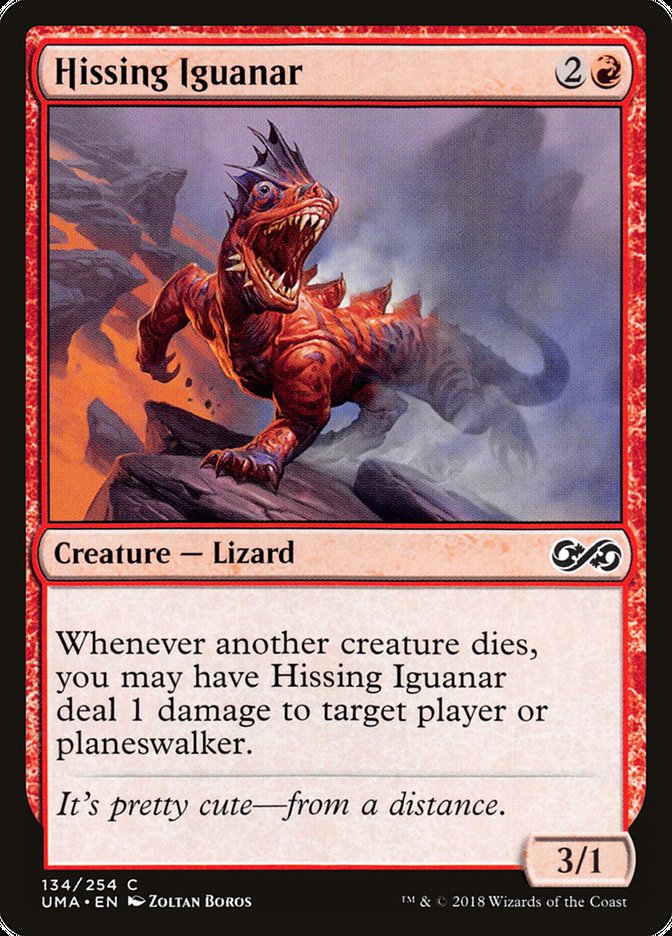 Hissing Iguanar [Ultimate Masters] MTG Single Magic: The Gathering | Red Claw Gaming