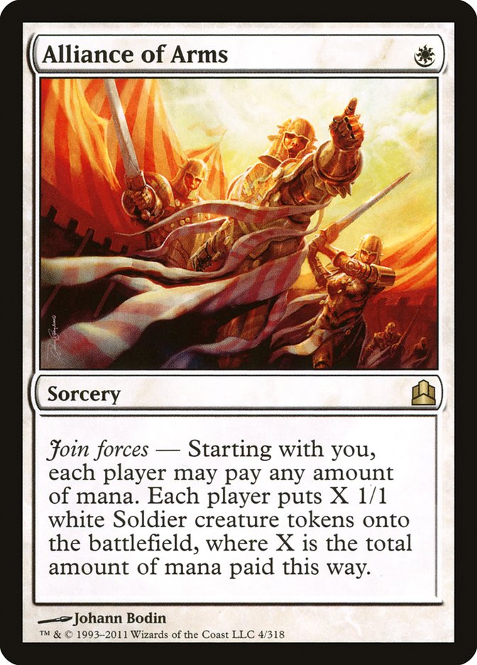 Alliance of Arms [Commander 2011] MTG Single Magic: The Gathering | Red Claw Gaming