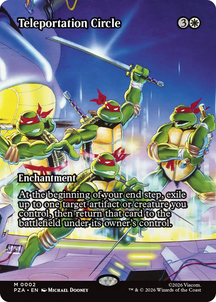 Teleportation Circle (Borderless) [Teenage Mutant Ninja Turtles Eternal-Legal] MTG Single Magic: The Gathering | Red Claw Gaming
