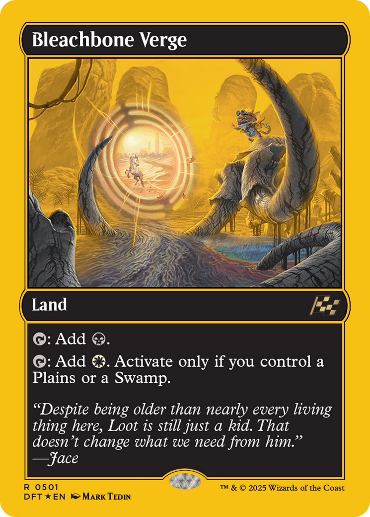Bleachbone Verge (First-Place Foil) [Aetherdrift] MTG Single Magic: The Gathering | Red Claw Gaming