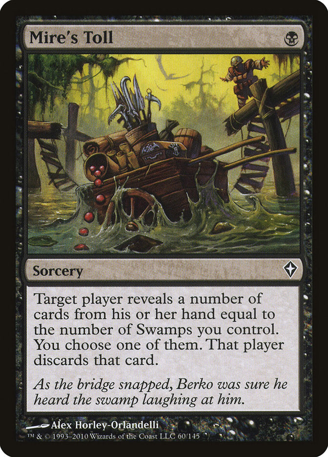 Mire's Toll [Worldwake] MTG Single Magic: The Gathering | Red Claw Gaming