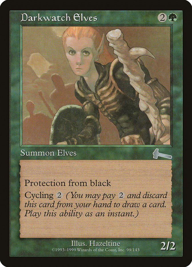 Darkwatch Elves [Urza's Legacy] MTG Single Magic: The Gathering | Red Claw Gaming