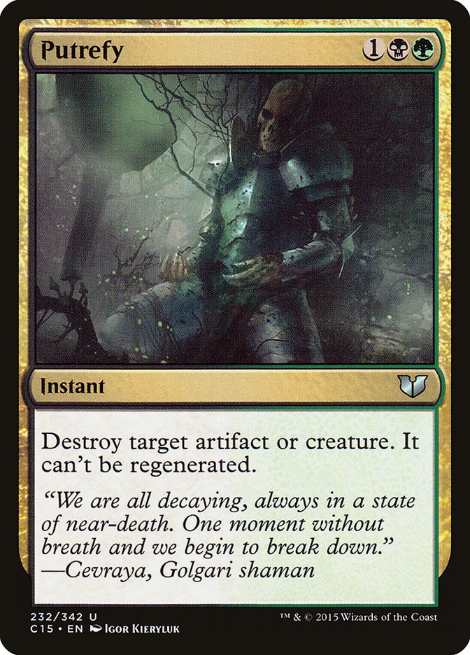 Putrefy [Commander 2015] MTG Single Magic: The Gathering | Red Claw Gaming