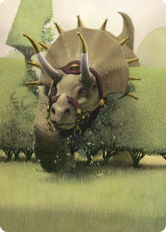 Regal Behemoth Art Card [Commander Masters Art Series] MTG Single Magic: The Gathering | Red Claw Gaming