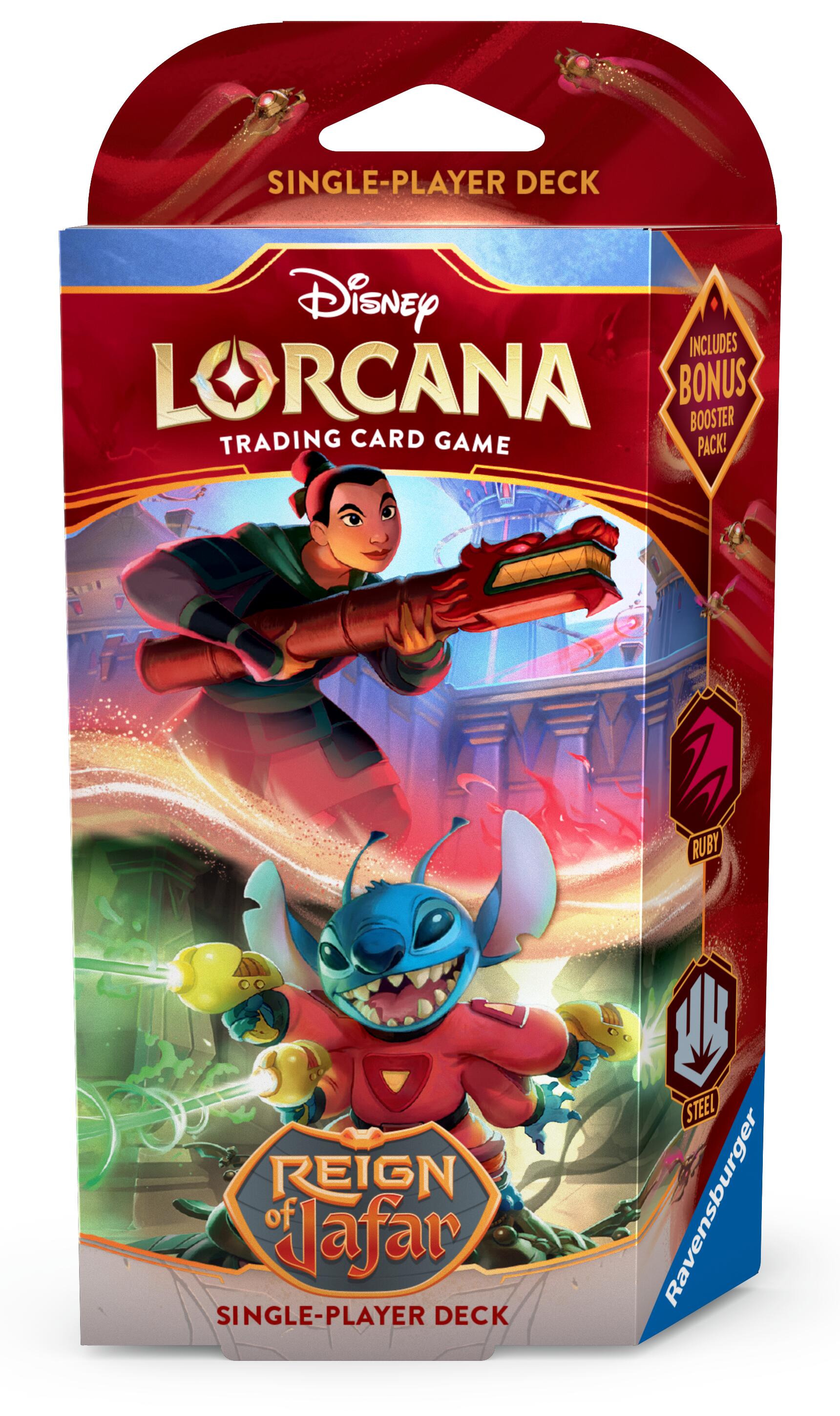 Reign of Jafar - Starter Deck (Ruby & Steel) Lorcana Sealed Disney | Red Claw Gaming