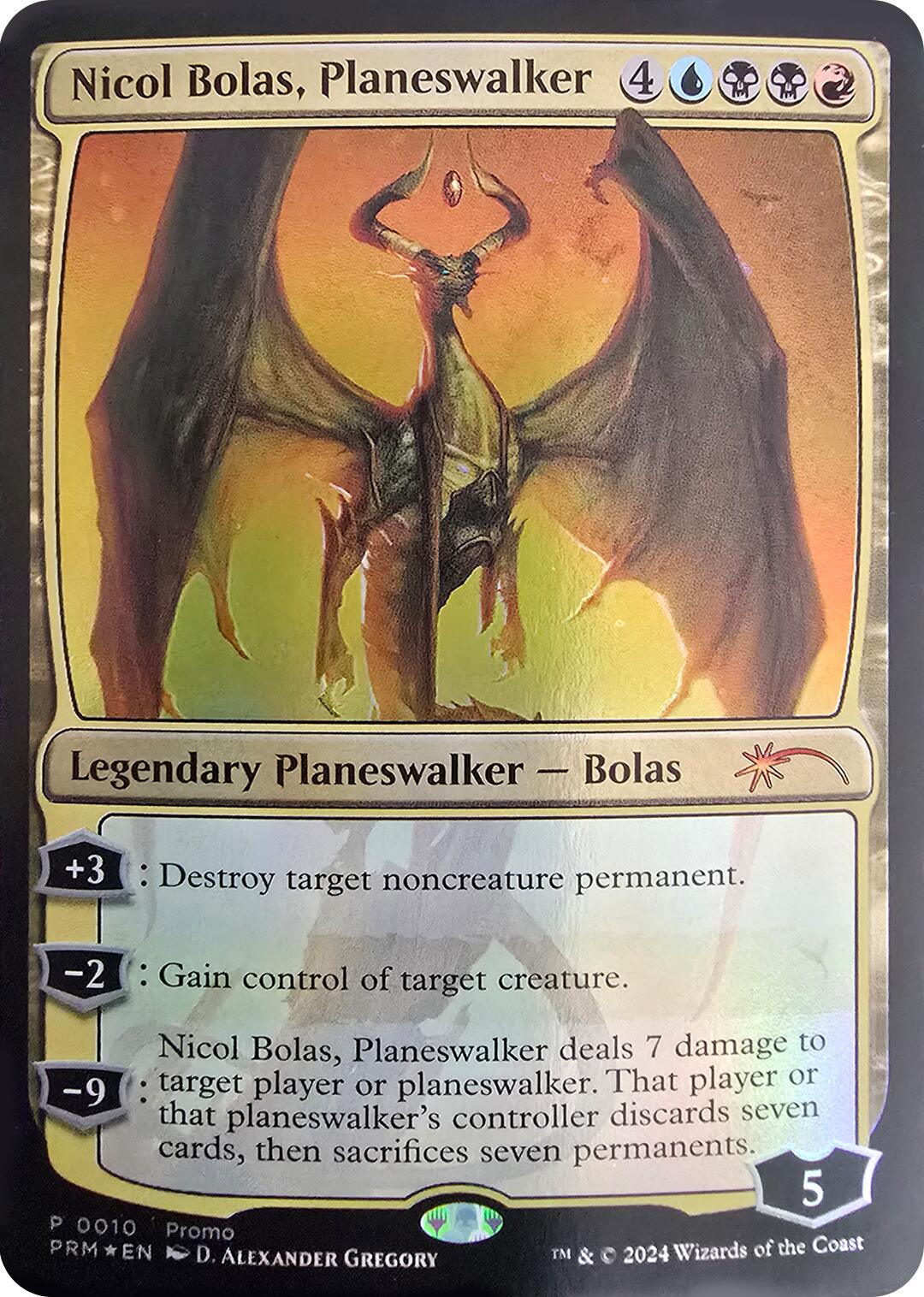 Nicol Bolas, Planeswalker [Media Promos] MTG Single Magic: The Gathering | Red Claw Gaming