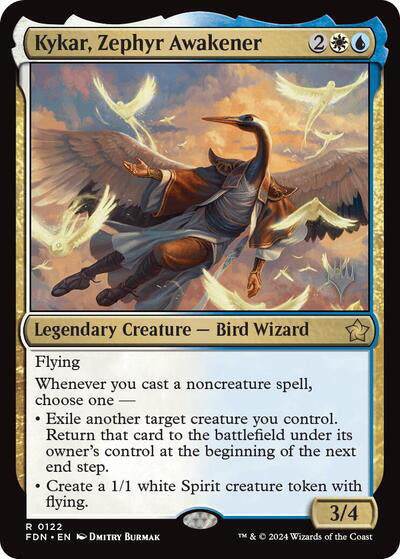 Kykar, Zephyr Awakener (Promo Pack) [Foundations Promos] MTG Single Magic: The Gathering | Red Claw Gaming