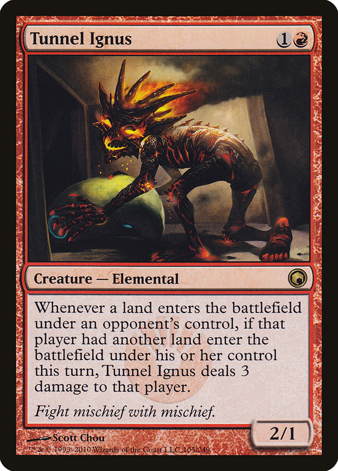 Tunnel Ignus [Scars of Mirrodin] MTG Single Magic: The Gathering | Red Claw Gaming