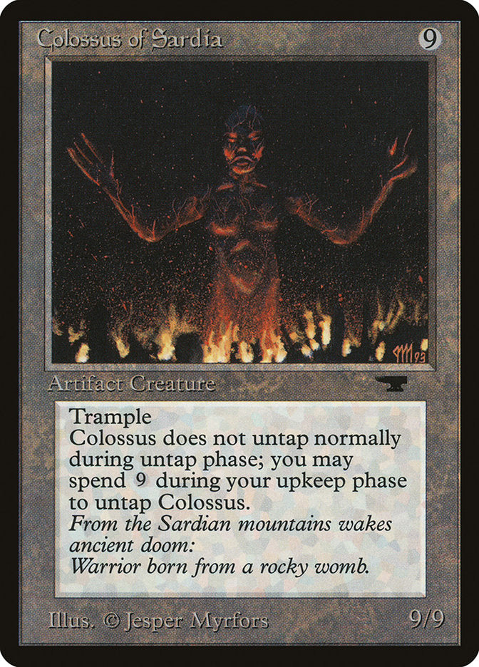 Colossus of Sardia [Antiquities] MTG Single Magic: The Gathering | Red Claw Gaming