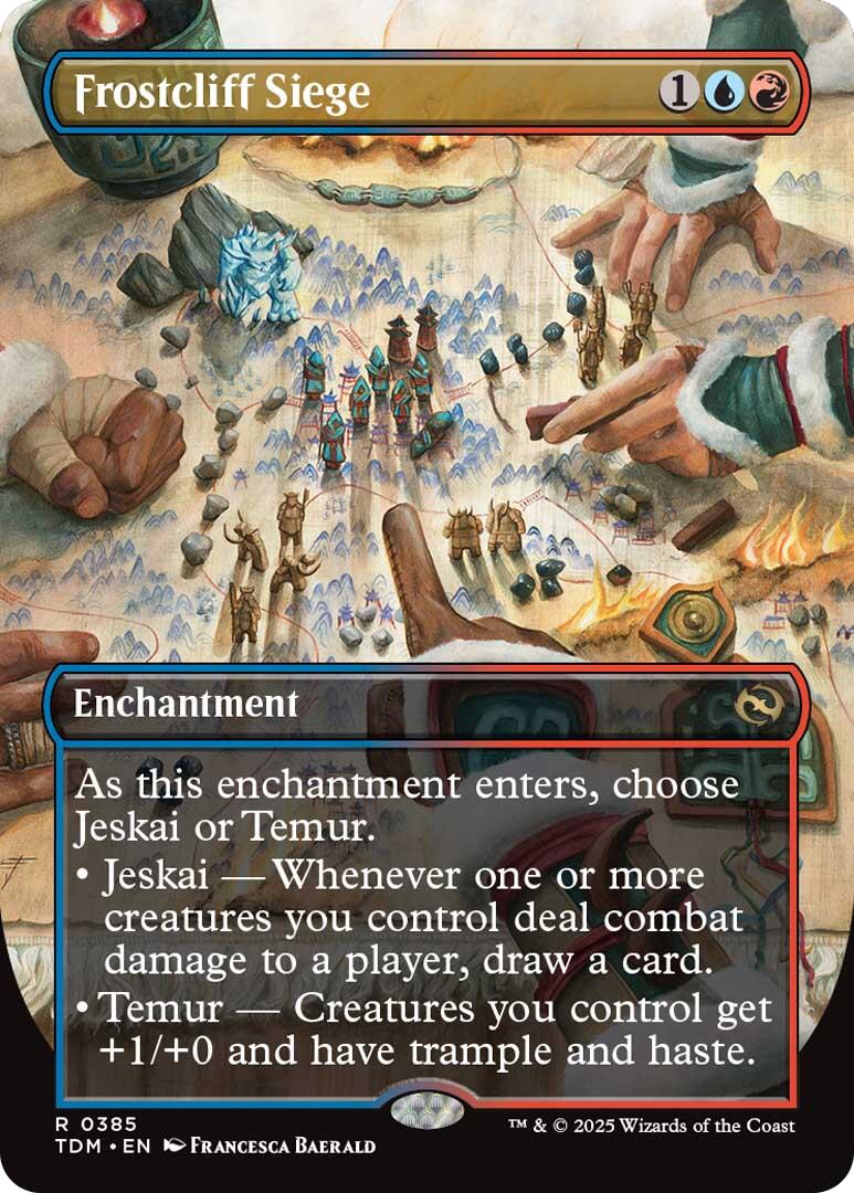 Frostcliff Siege (Borderless) [Tarkir: Dragonstorm] MTG Single Magic: The Gathering | Red Claw Gaming