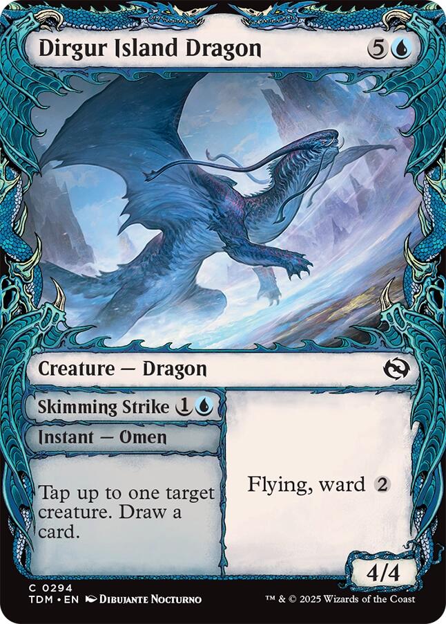 Dirgur Island Dragon (Showcase) [Tarkir: Dragonstorm] MTG Single Magic: The Gathering | Red Claw Gaming