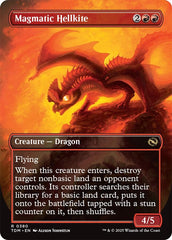 Magmatic Hellkite (Borderless) [Tarkir: Dragonstorm] MTG Single Magic: The Gathering | Red Claw Gaming