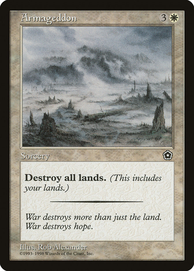 Armageddon [Portal Second Age] MTG Single Magic: The Gathering | Red Claw Gaming