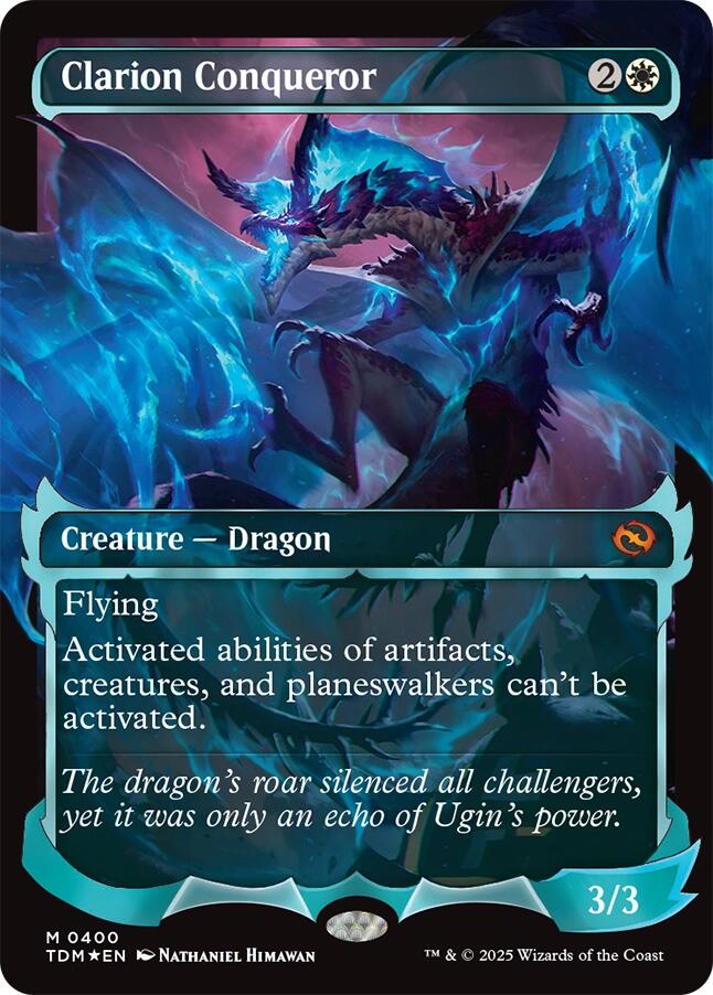 Clarion Conqueror (Showcase) [Tarkir: Dragonstorm] MTG Single Magic: The Gathering | Red Claw Gaming