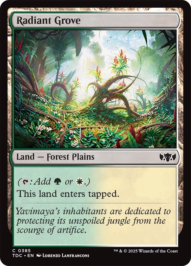 Radiant Grove [Tarkir: Dragonstorm Commander] MTG Single Magic: The Gathering | Red Claw Gaming
