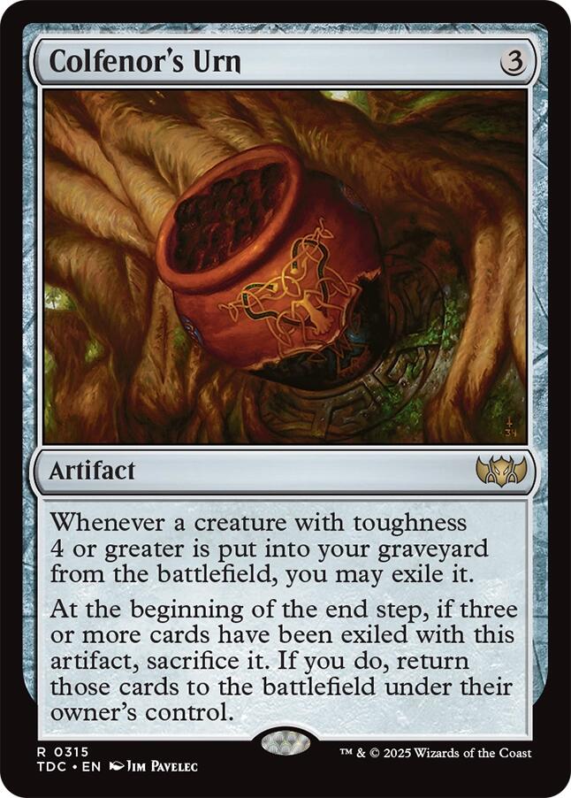 Colfenor's Urn [Tarkir: Dragonstorm Commander] MTG Single Magic: The Gathering | Red Claw Gaming