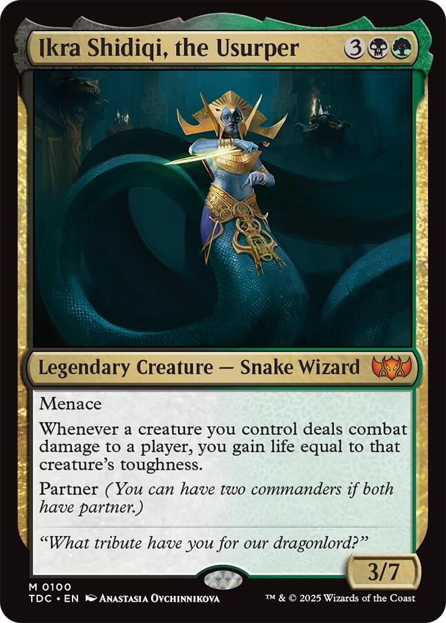 Ikra Shidiqi, the Usurper [Tarkir: Dragonstorm Commander] MTG Single Magic: The Gathering | Red Claw Gaming