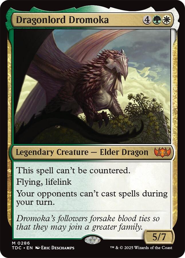 Dragonlord Dromoka [Tarkir: Dragonstorm Commander] MTG Single Magic: The Gathering | Red Claw Gaming
