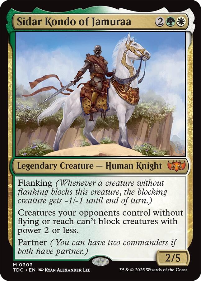 Sidar Kondo of Jamuraa [Tarkir: Dragonstorm Commander] MTG Single Magic: The Gathering | Red Claw Gaming