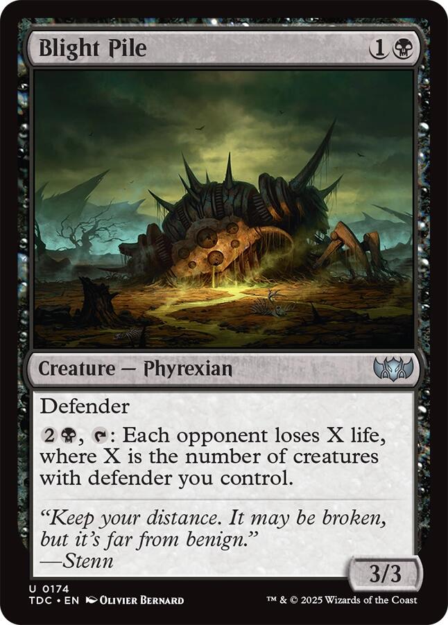 Blight Pile [Tarkir: Dragonstorm Commander] MTG Single Magic: The Gathering | Red Claw Gaming