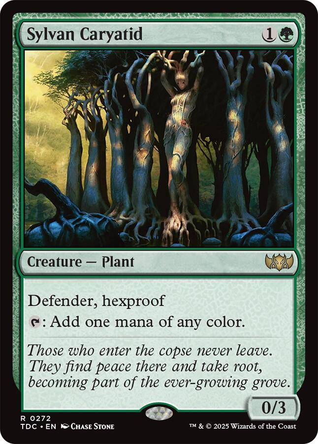 Sylvan Caryatid [Tarkir: Dragonstorm Commander] MTG Single Magic: The Gathering | Red Claw Gaming