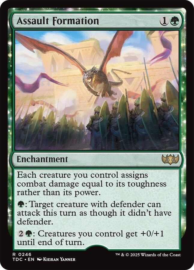 Assault Formation [Tarkir: Dragonstorm Commander] MTG Single Magic: The Gathering | Red Claw Gaming