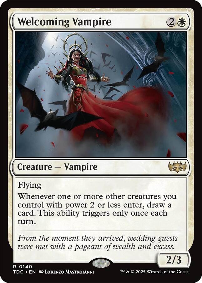 Welcoming Vampire [Tarkir: Dragonstorm Commander] MTG Single Magic: The Gathering | Red Claw Gaming