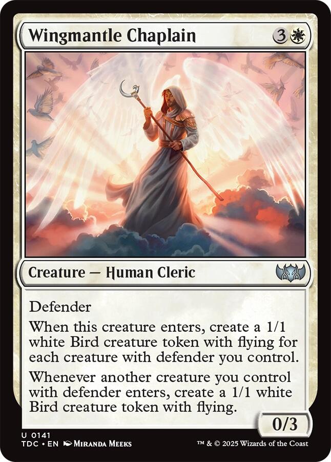 Wingmantle Chaplain [Tarkir: Dragonstorm Commander] MTG Single Magic: The Gathering | Red Claw Gaming