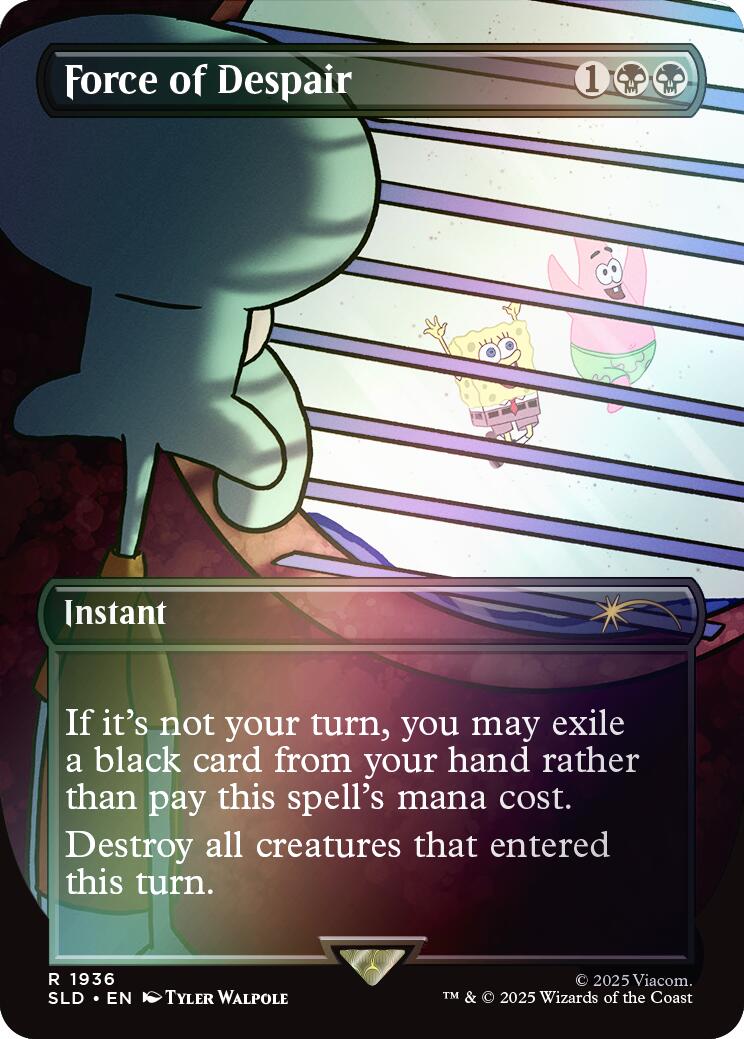 Force of Despair (Rainbow Foil) [Secret Lair Drop Series] MTG Single Magic: The Gathering | Red Claw Gaming