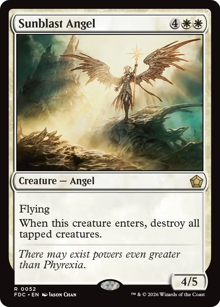 Sunblast Angel [Foundations Commander] | Red Claw Gaming