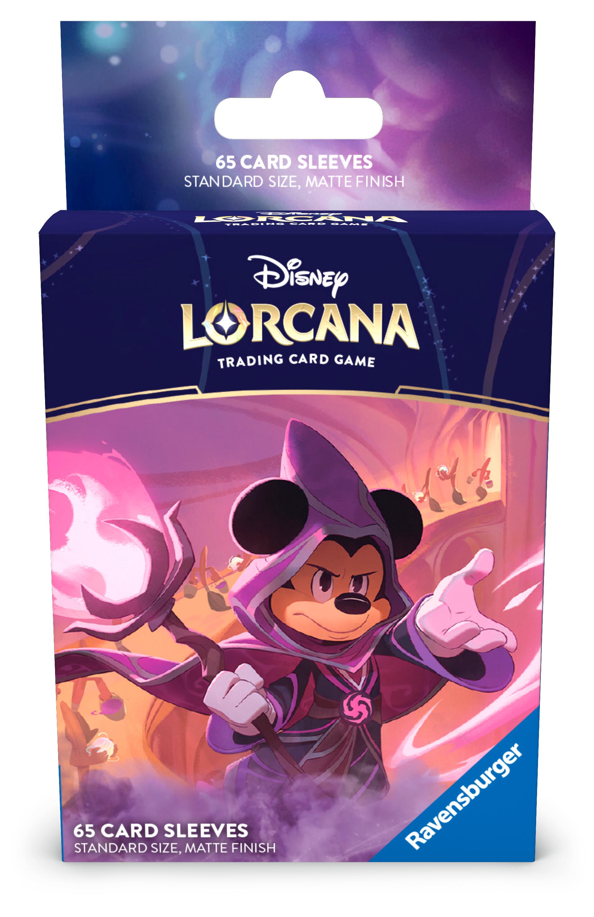 Card Sleeves (Mickey Mouse, Wayward Sorcerer / 65-Pack) Lorcana Sealed Disney | Red Claw Gaming