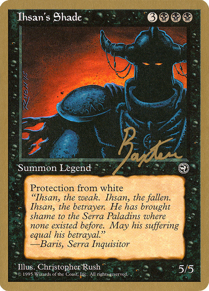Ihsan's Shade (George Baxter) [Pro Tour Collector Set] MTG Single Magic: The Gathering | Red Claw Gaming