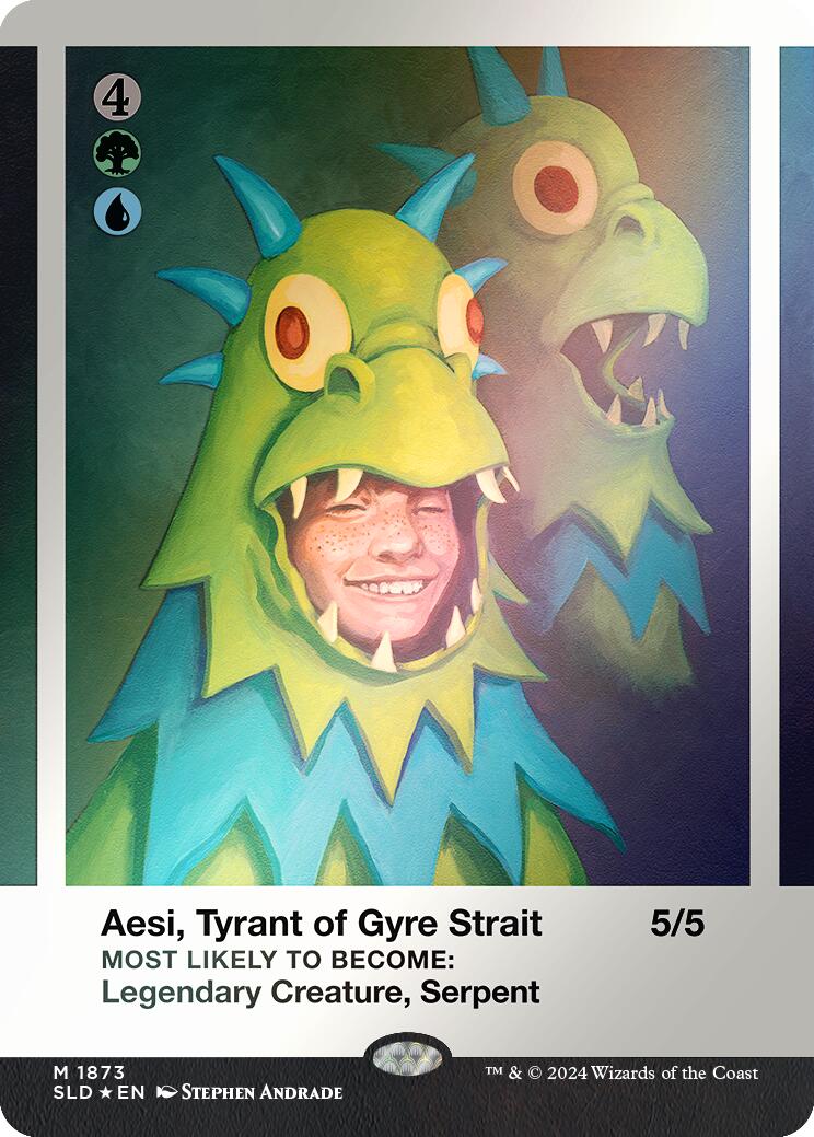 Aesi, Tyrant of Gyre Strait (Rainbow Foil) [Secret Lair Drop Series] MTG Single Magic: The Gathering | Red Claw Gaming