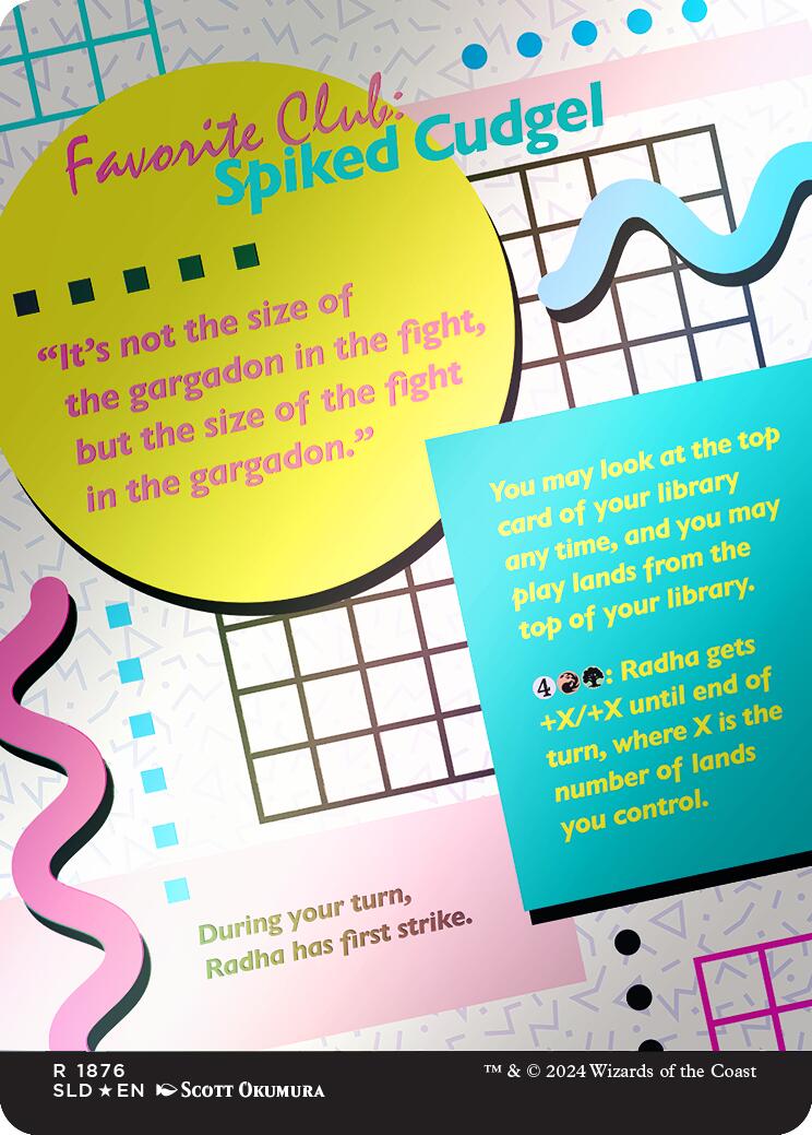 Radha, Heart of Keld (Rainbow Foil) [Secret Lair Drop Series] MTG Single Magic: The Gathering | Red Claw Gaming