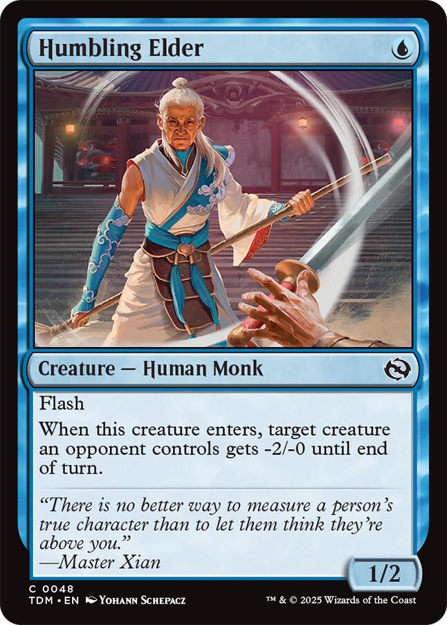 Humbling Elder [Tarkir: Dragonstorm] MTG Single Magic: The Gathering | Red Claw Gaming