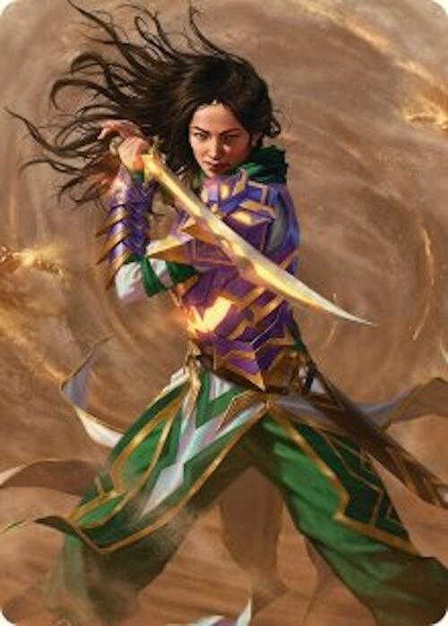 Descendant of Storms Art Card (2/54) [Tarkir: Dragonstorm Art Series] MTG Single Magic: The Gathering | Red Claw Gaming