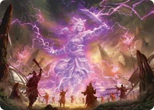 Smile at Death Art Card (4/54) [Tarkir: Dragonstorm Art Series] MTG Single Magic: The Gathering | Red Claw Gaming