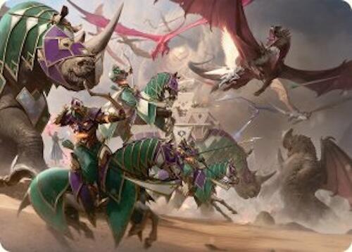 United Battlefront Art Card (5/54) [Tarkir: Dragonstorm Art Series] MTG Single Magic: The Gathering | Red Claw Gaming