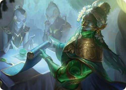 Sibsig Appraiser Art Card (8/54) [Tarkir: Dragonstorm Art Series] MTG Single Magic: The Gathering | Red Claw Gaming